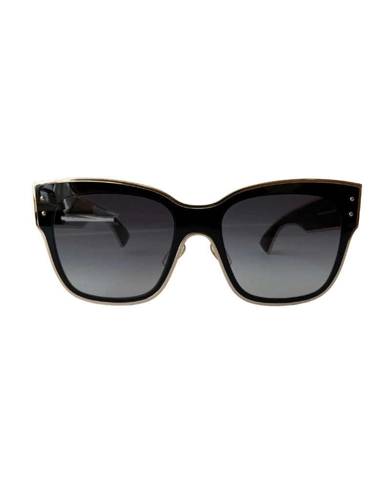 Moschino Sunglasses with Gold Profiles