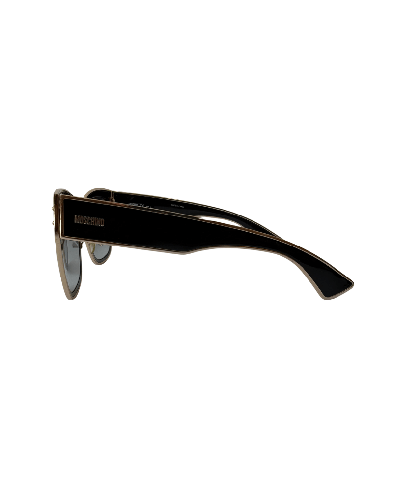 Moschino Sunglasses with Gold Profiles