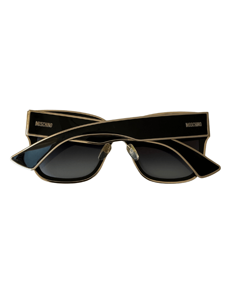 Moschino Sunglasses with Gold Profiles