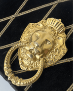 Moschino Velvet Clutch Bag