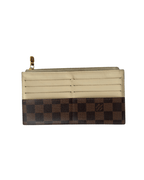 Louis Vuitton Damier Ebene Slim Purse Cream