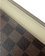 Louis Vuitton Damier Ebene Slim Purse Cream