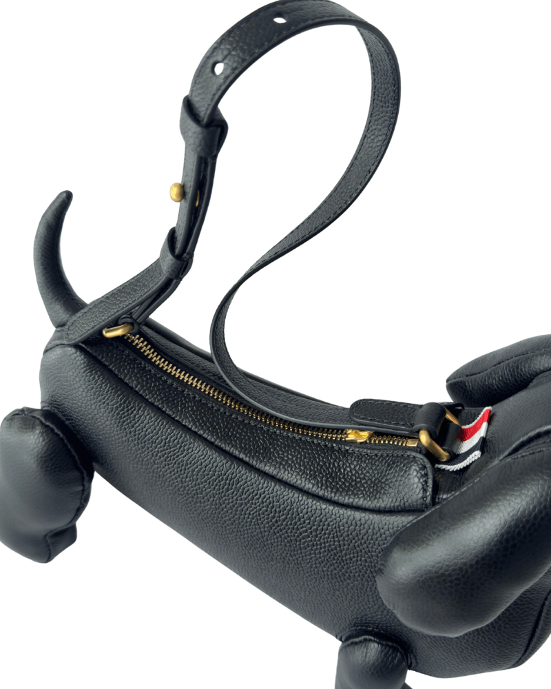 Thom Browne Hector leather shoulder bag