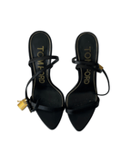 Tom Ford Padlock 85mm leather sandals | Size EU 37