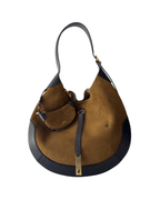 Polo Ralph Lauren Polo ID Suede Large Shoulder Bag