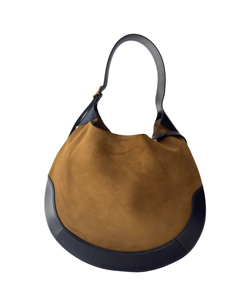 Polo Ralph Lauren Polo ID Suede Large Shoulder Bag