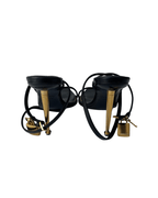 Tom Ford Padlock 85mm leather sandals | Size EU 37