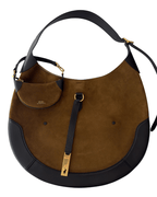 Polo Ralph Lauren Polo ID Suede Large Shoulder Bag