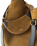 Polo Ralph Lauren Polo ID Suede Large Shoulder Bag