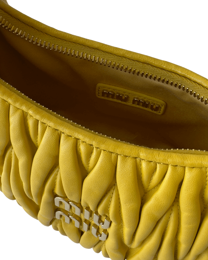 Miu Miu Wander matelassé tote bag