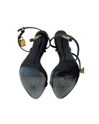 Tom Ford Padlock 85mm leather sandals | Size EU 37