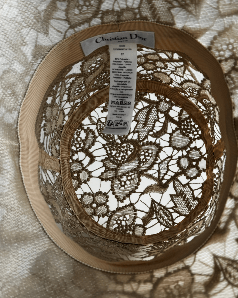 Dior D-Bobby Metallic Oblique Bucket Hat