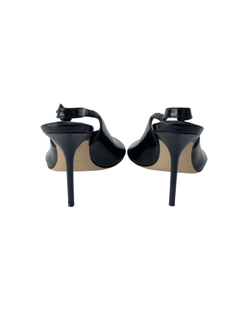 Coperni Black Patent UFO Heels | Size EU 36