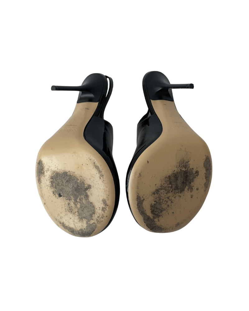 Coperni Black Patent UFO Heels | Size EU 36