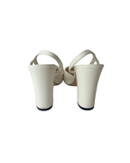 Chanel Lambskin Grosgrain Cap Toe CC Slingback Pumps | Size EU 37C