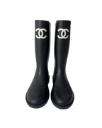 Chanel Wellington Rubber Boots | Size EU 37