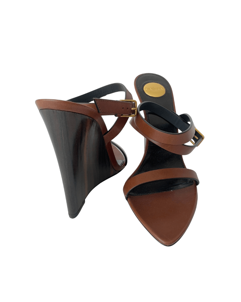 Saint Laurent Wedge Sandal | Size EU 36 1/2