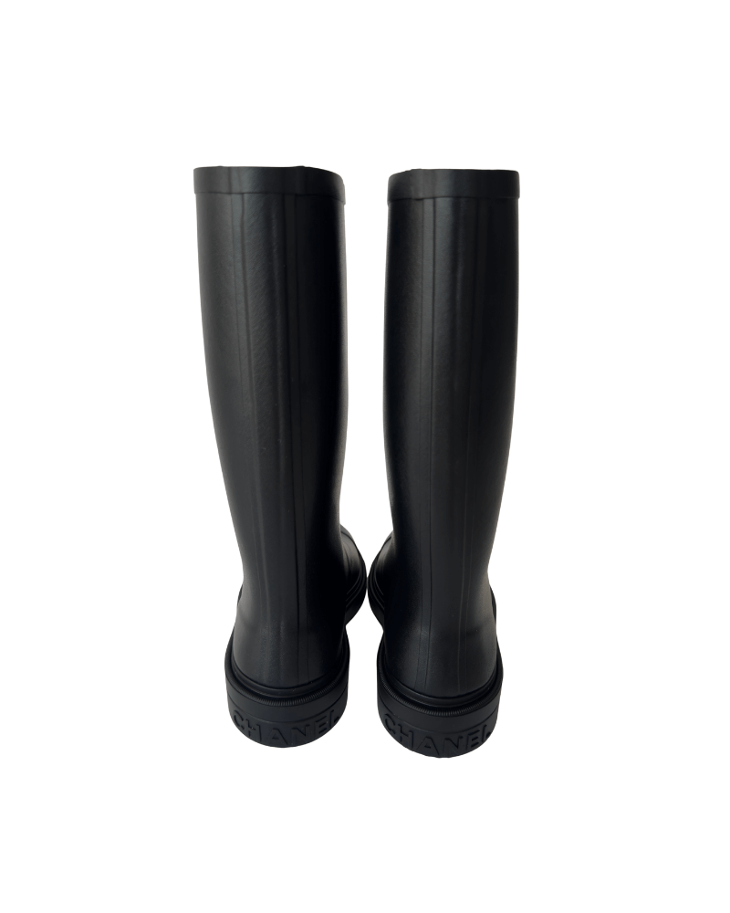 Chanel Wellington Rubber Boots | Size EU 37