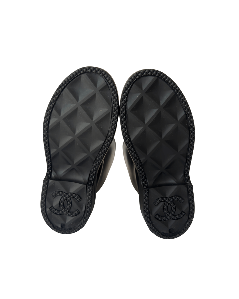 Chanel Wellington Rubber Boots | Size EU 37