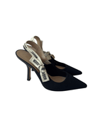 Christian Dior Printed Slingback Pumps | Size EU 37