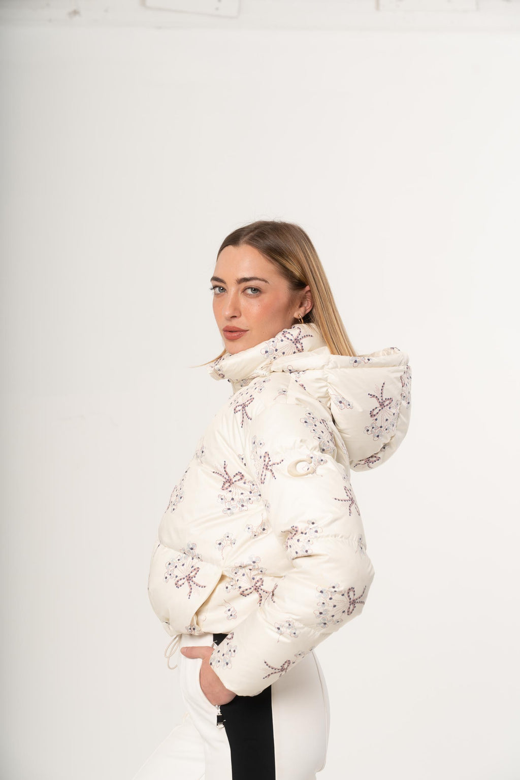 Coach puff jacket XS