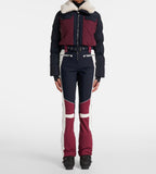 Fusalp Karei Faux Fur-Trimmed Ski Suit Size 34