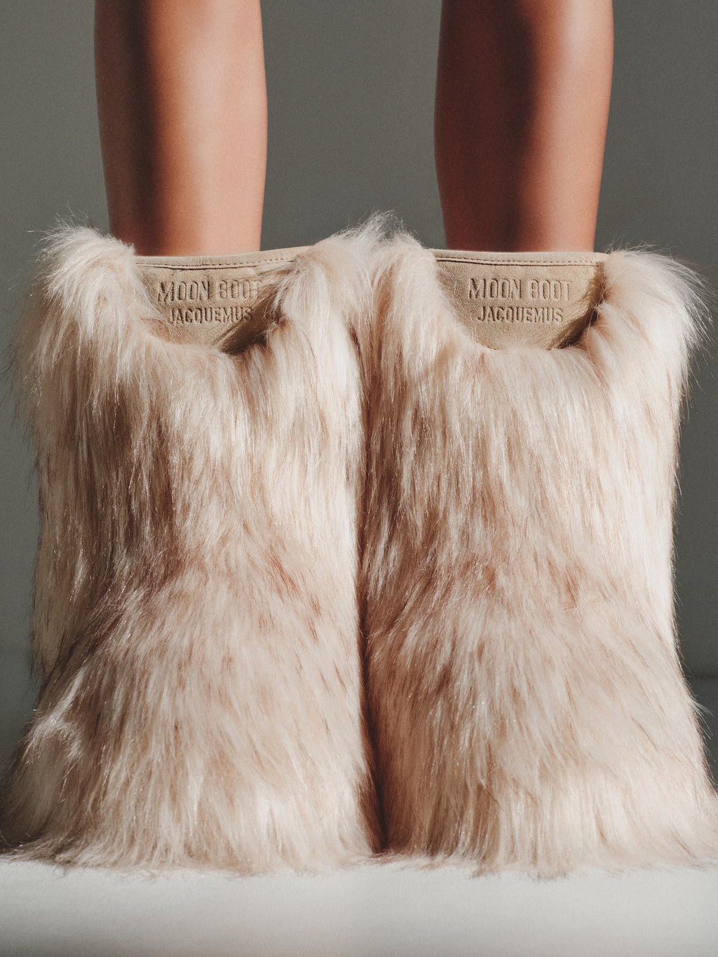 Jacquemus x Moon Boot Icon Mid Faux Fur Boots – Exclusive Capsule Edition