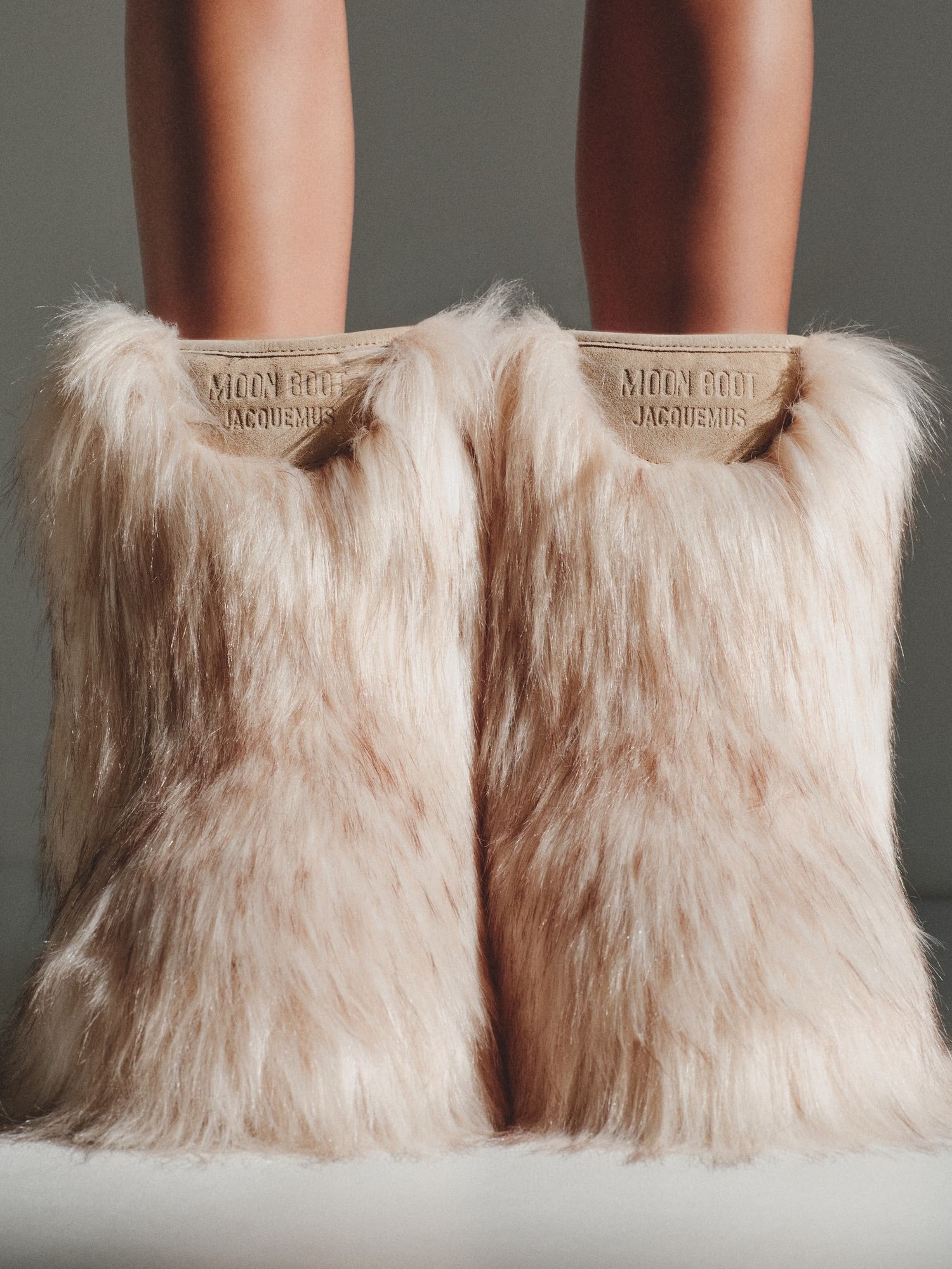 Jacquemus x Moon Boot Icon Mid Faux Fur Boots – Exclusive Capsule Edition