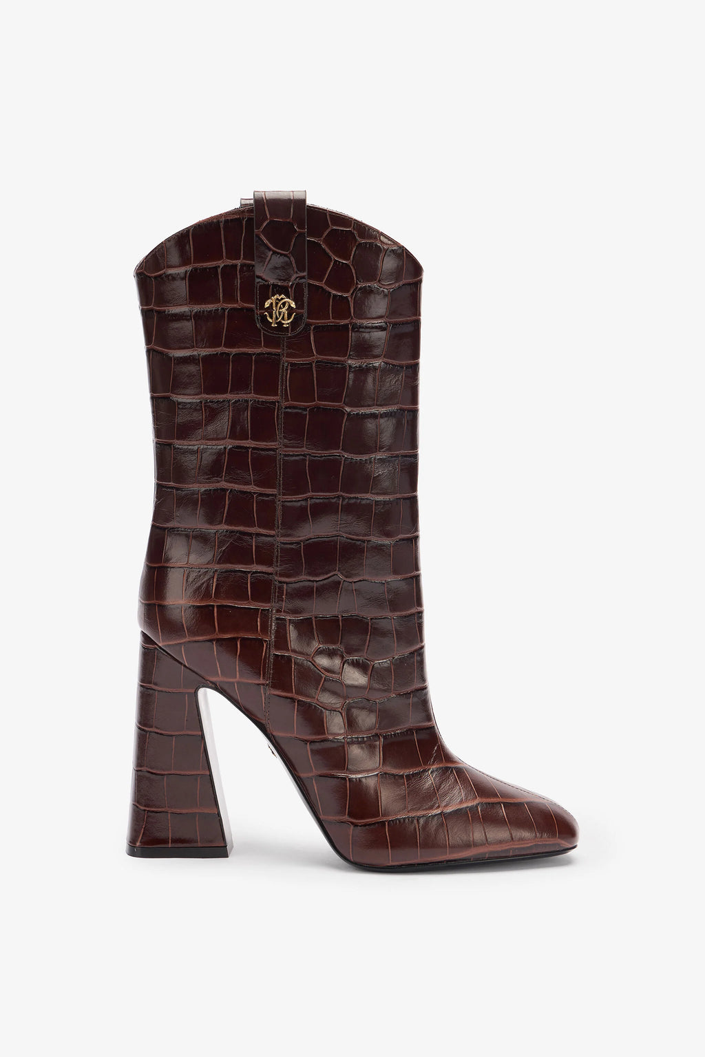 Roberto Cavalli Boots with RC Logo – Statement Luxury Design