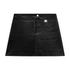 Courrèges REEDITION VINYL MINI SKIRT