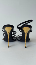 Shoes Sandles Raso Reg / Cross Lin Nero YSL