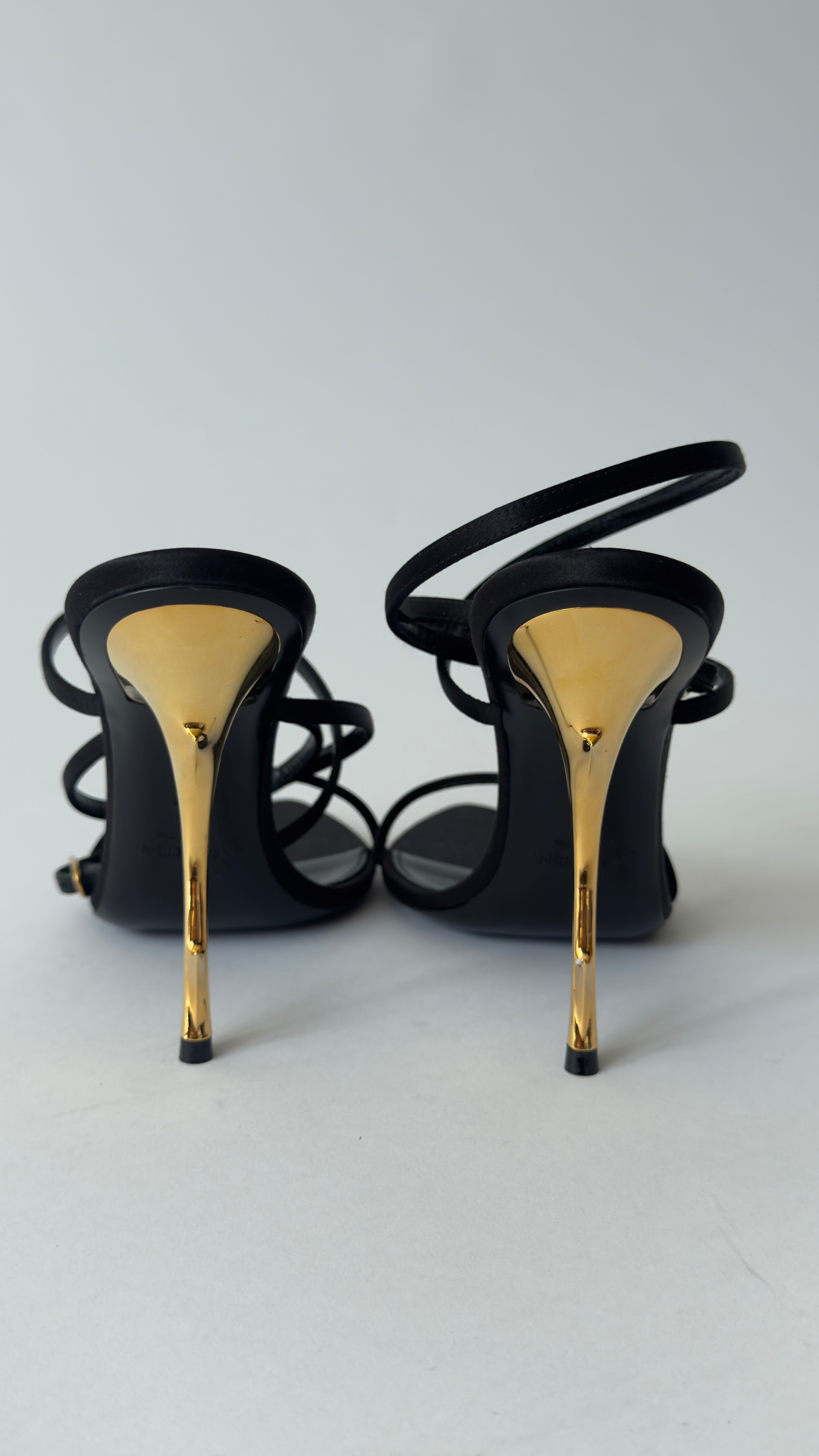 Shoes Sandles Raso Reg / Cross Lin Nero YSL