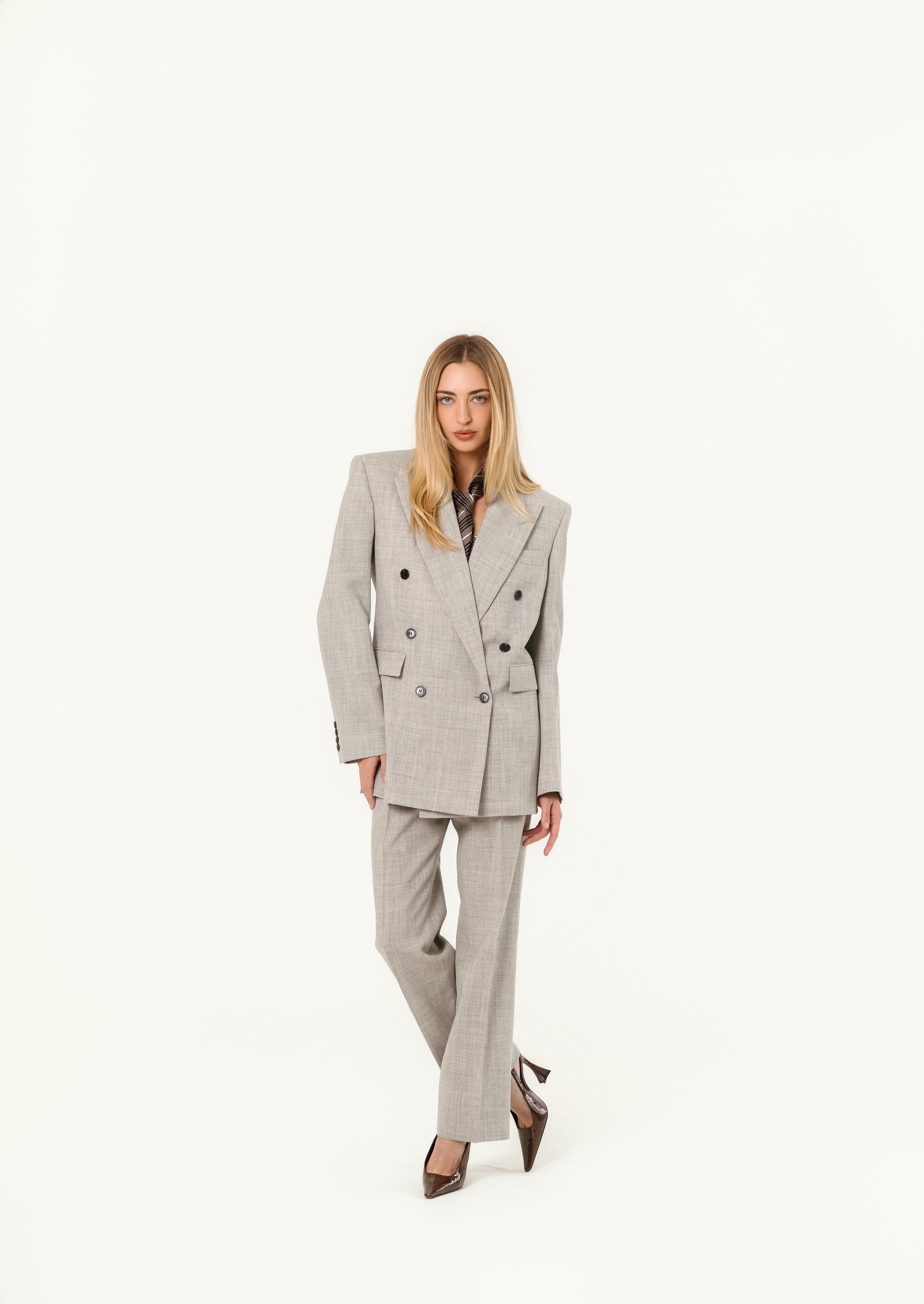 Jacket in Wool Chiné XS