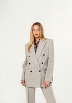 Jacket in Wool Chiné XS