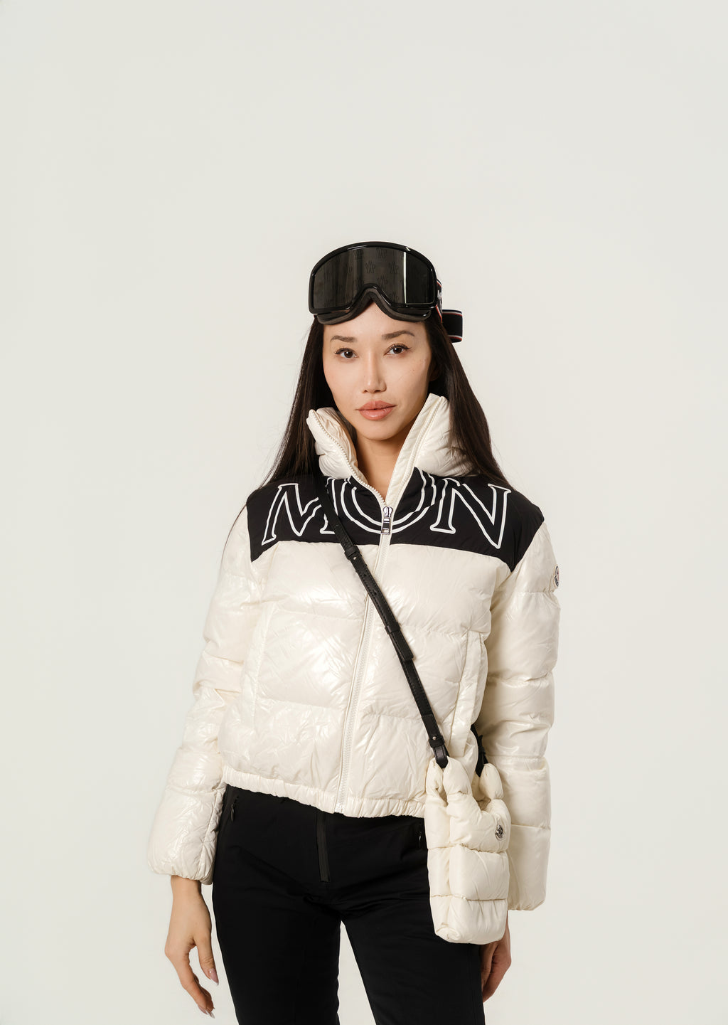 moncler ski Jacket XS White Ivory