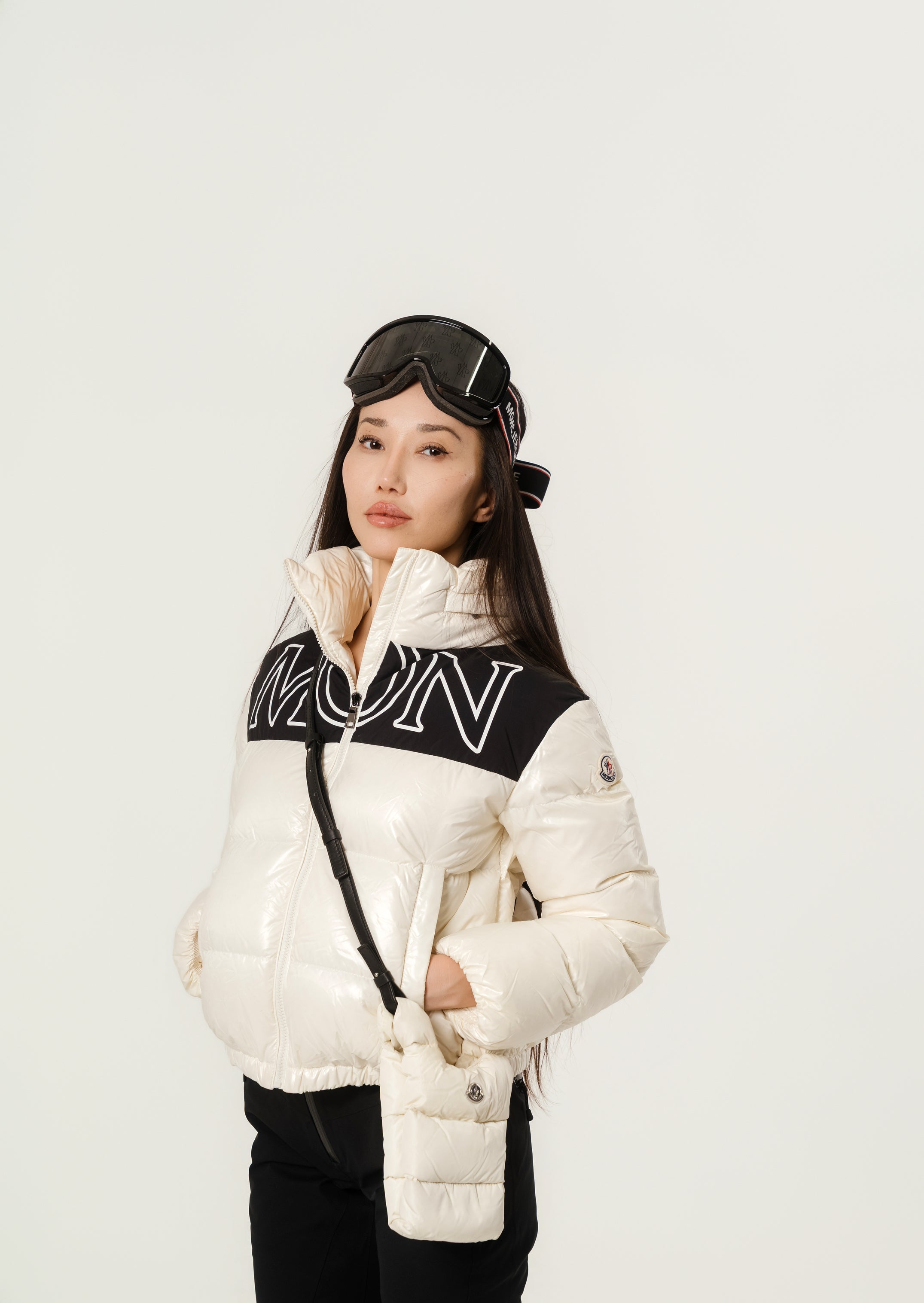 moncler ski Jacket XS White Ivory