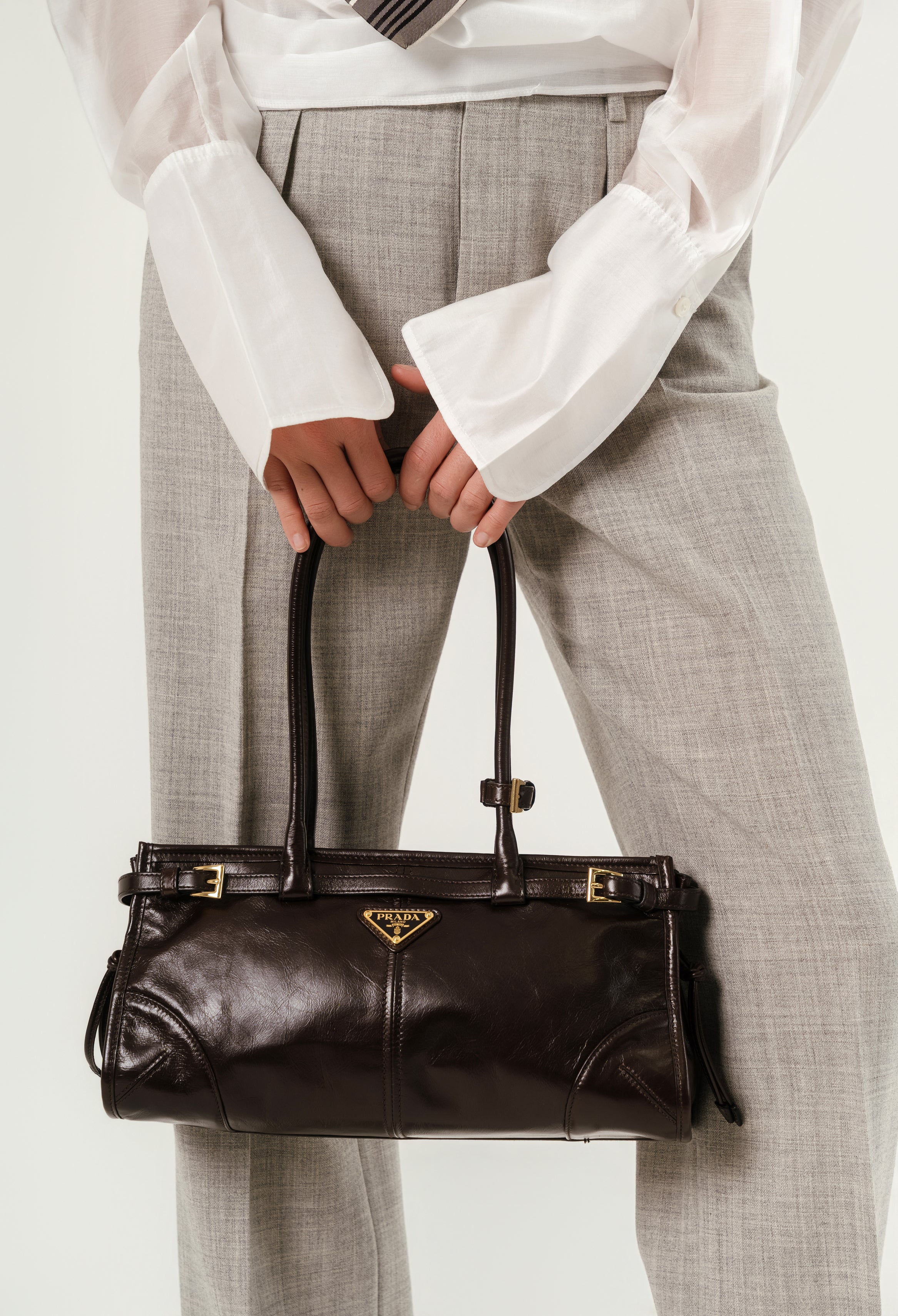 Wide-leg Pants in Wool Ysl chine