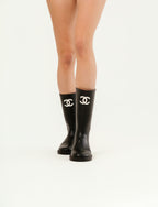 Chanel Wellington Rubber Boots | Size EU 37