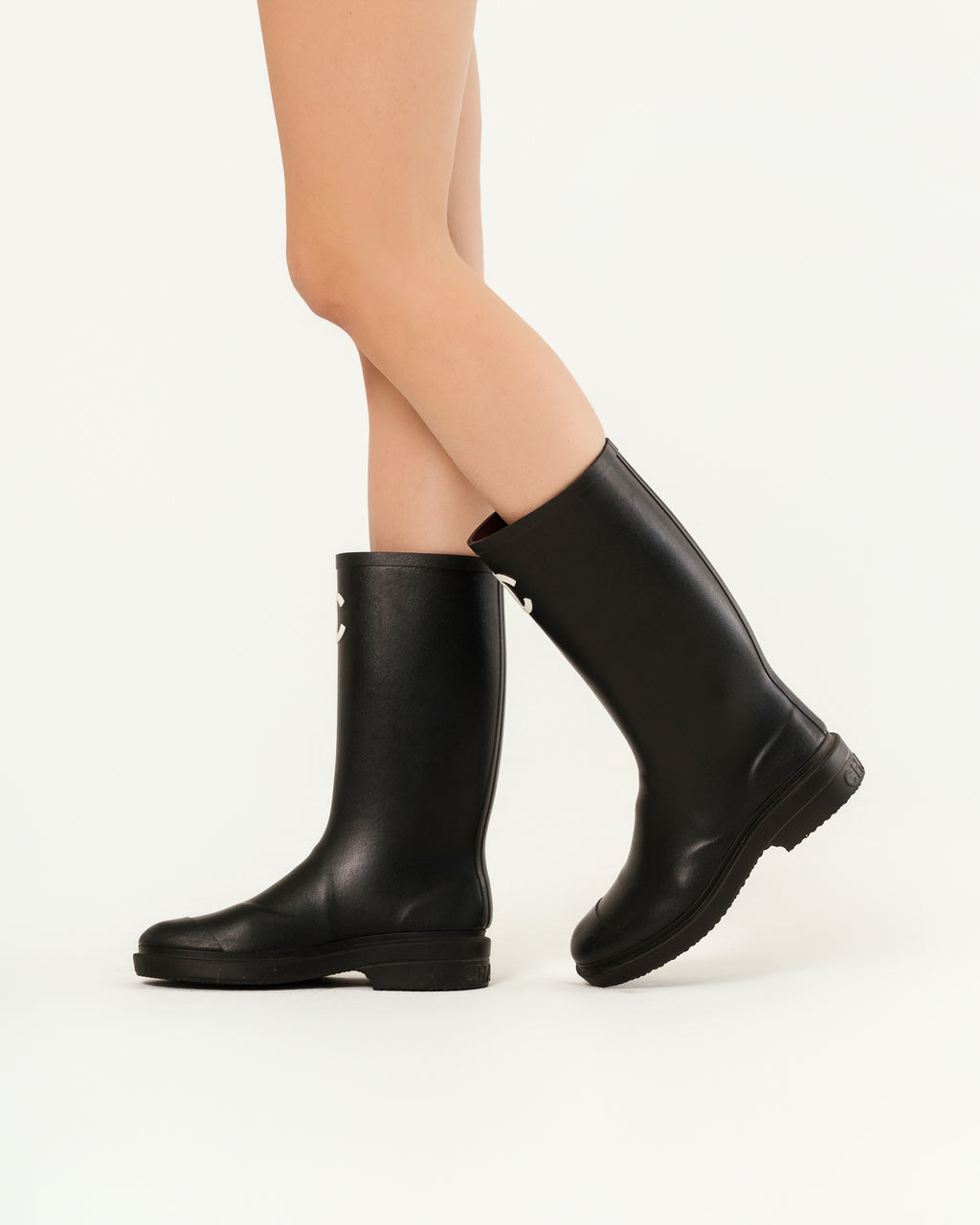 Chanel Wellington Rubber Boots | Size EU 37