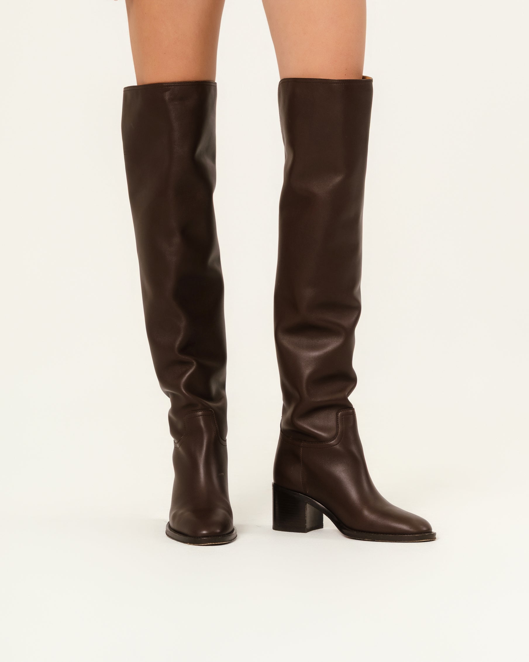 Ralph Lauren Barnet 55 MM Calfskin Boot