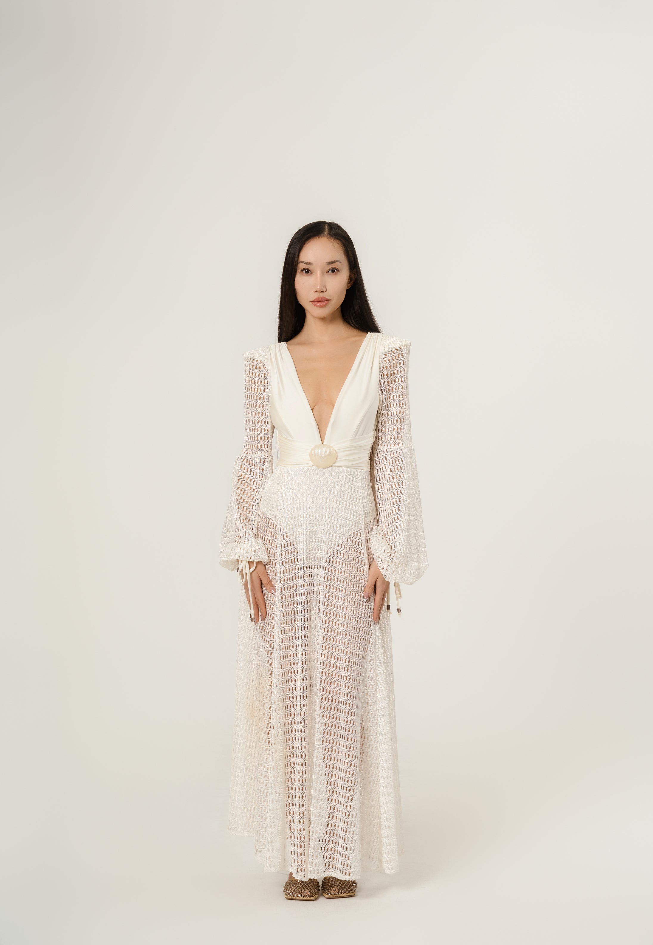 Patbo White Summer Dress Size XS