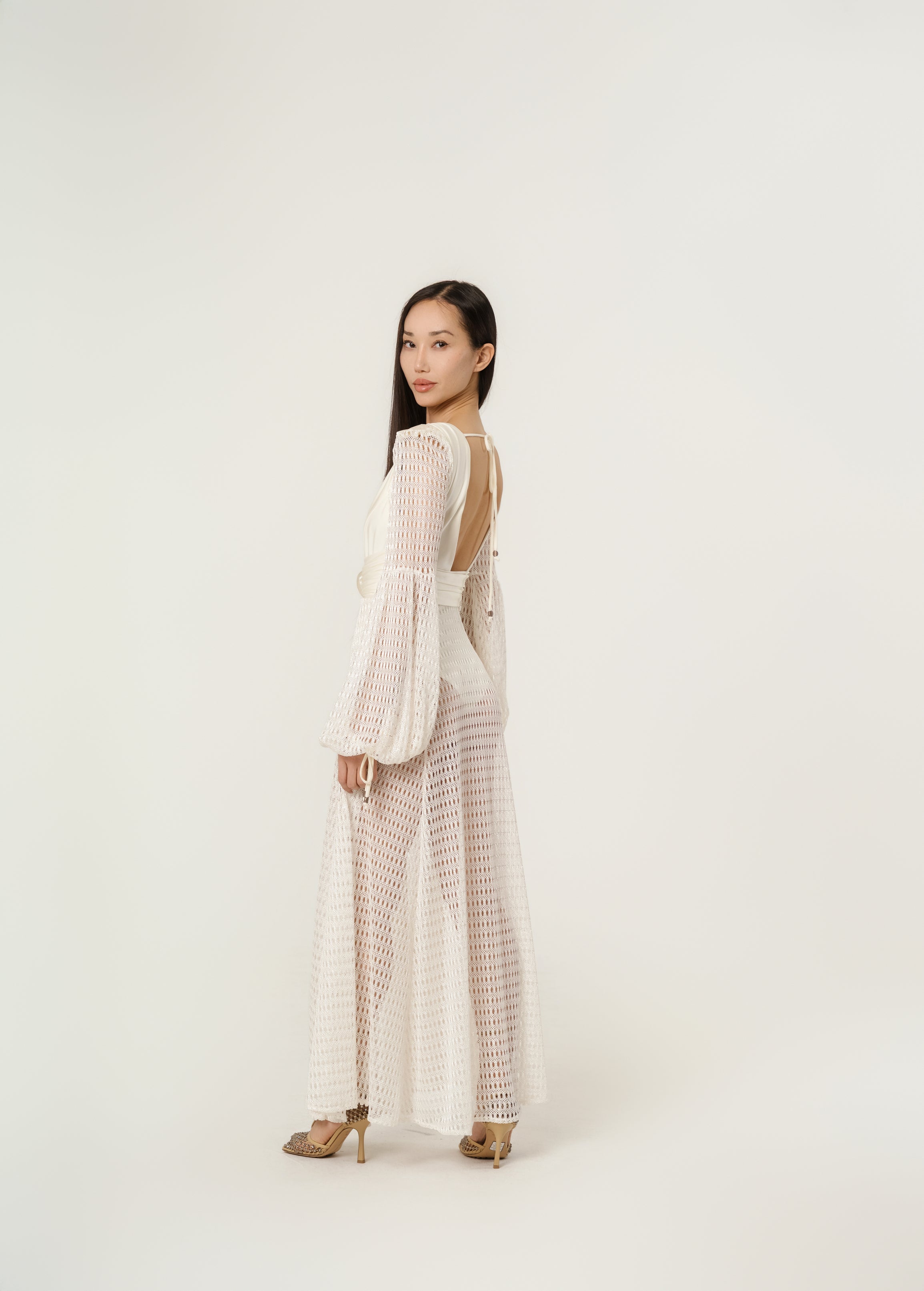 Patbo White Summer Dress Size XS