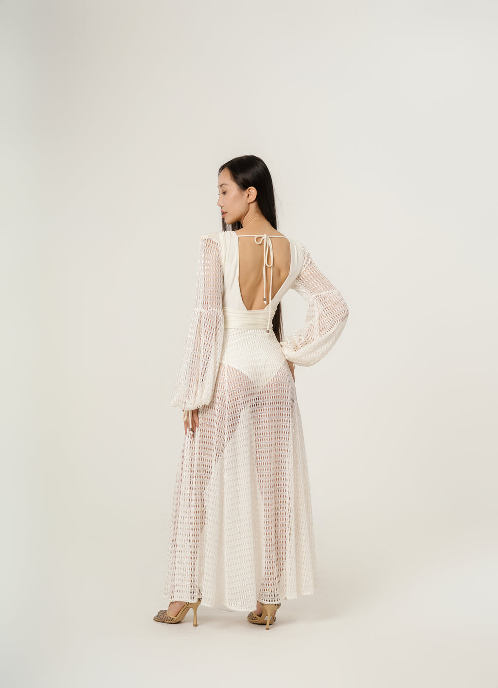 Patbo White Summer Dress Size XS