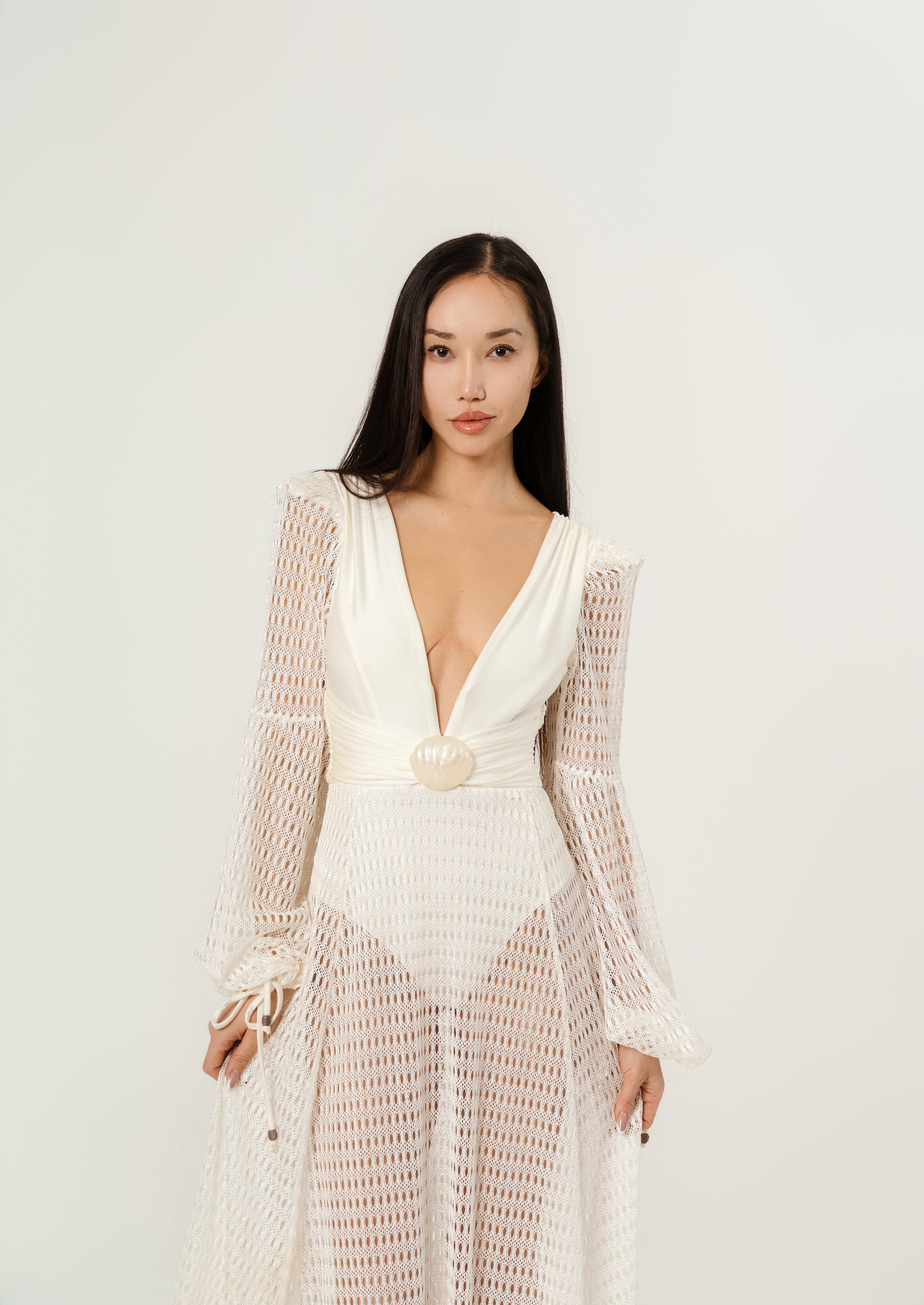 Patbo White Summer Dress Size XS