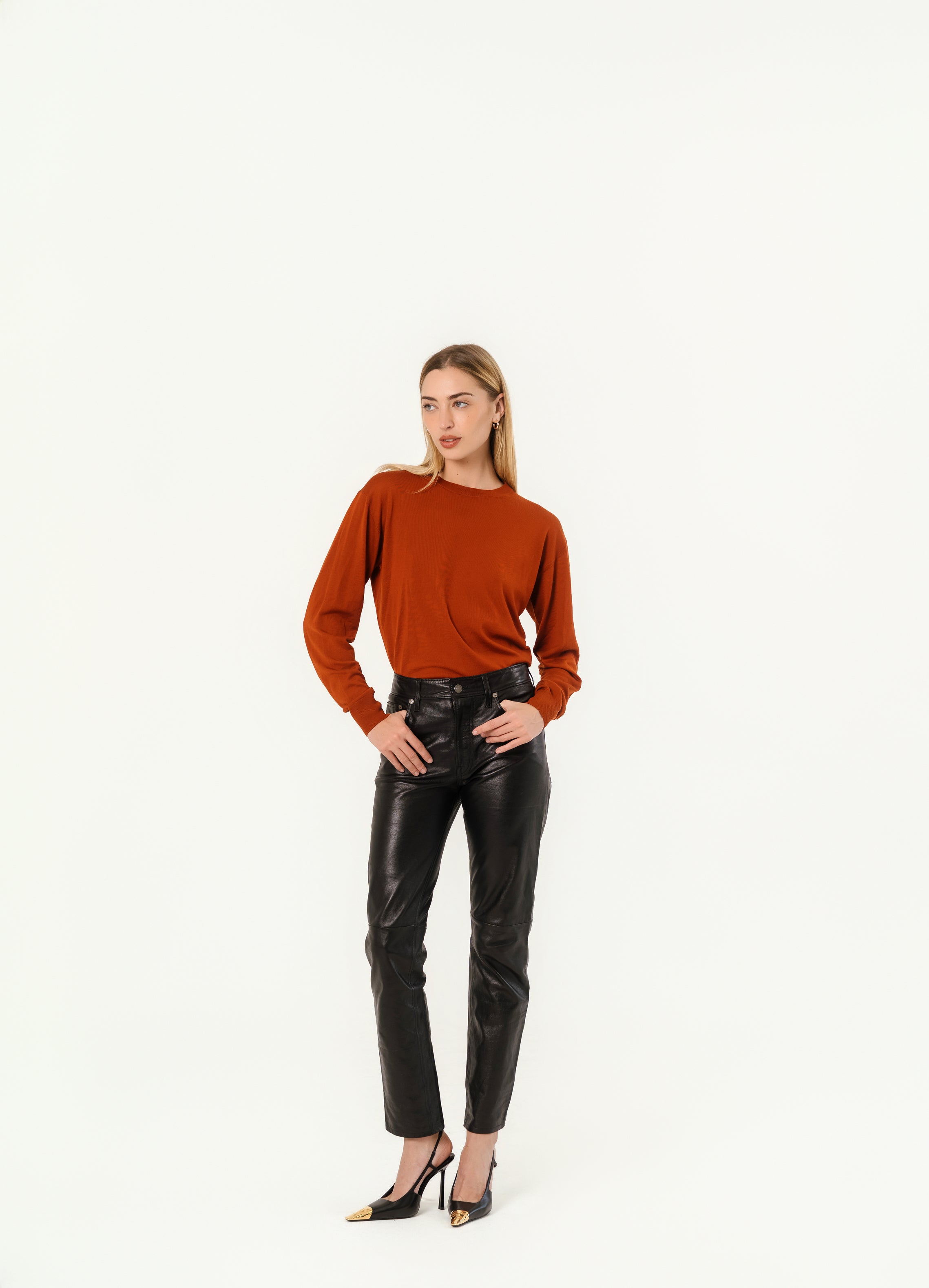 Sweater in cashmere wool and silk YSL XS