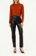 RL leather pants XS