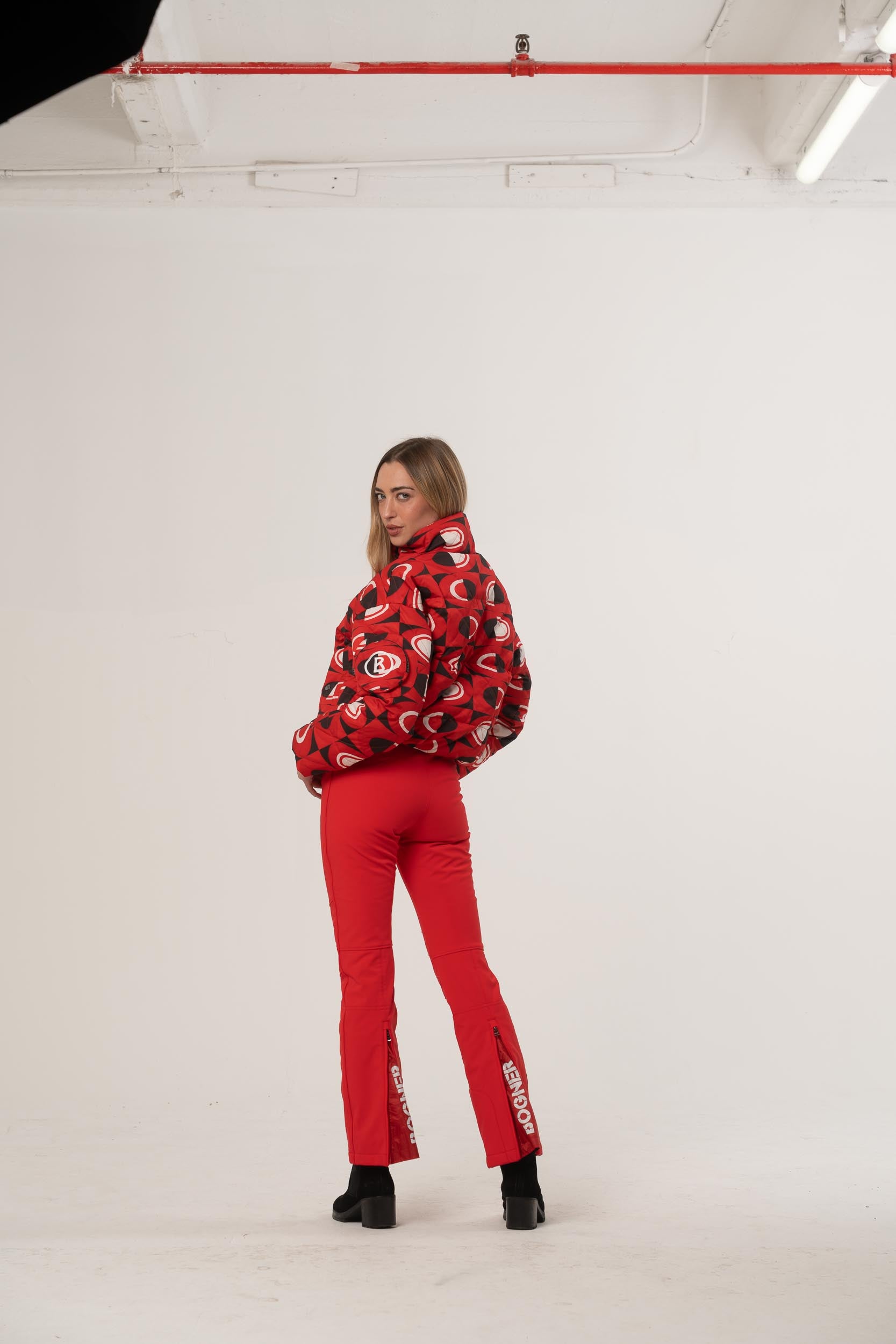 red one piece jumpsuit Red Bogner XS