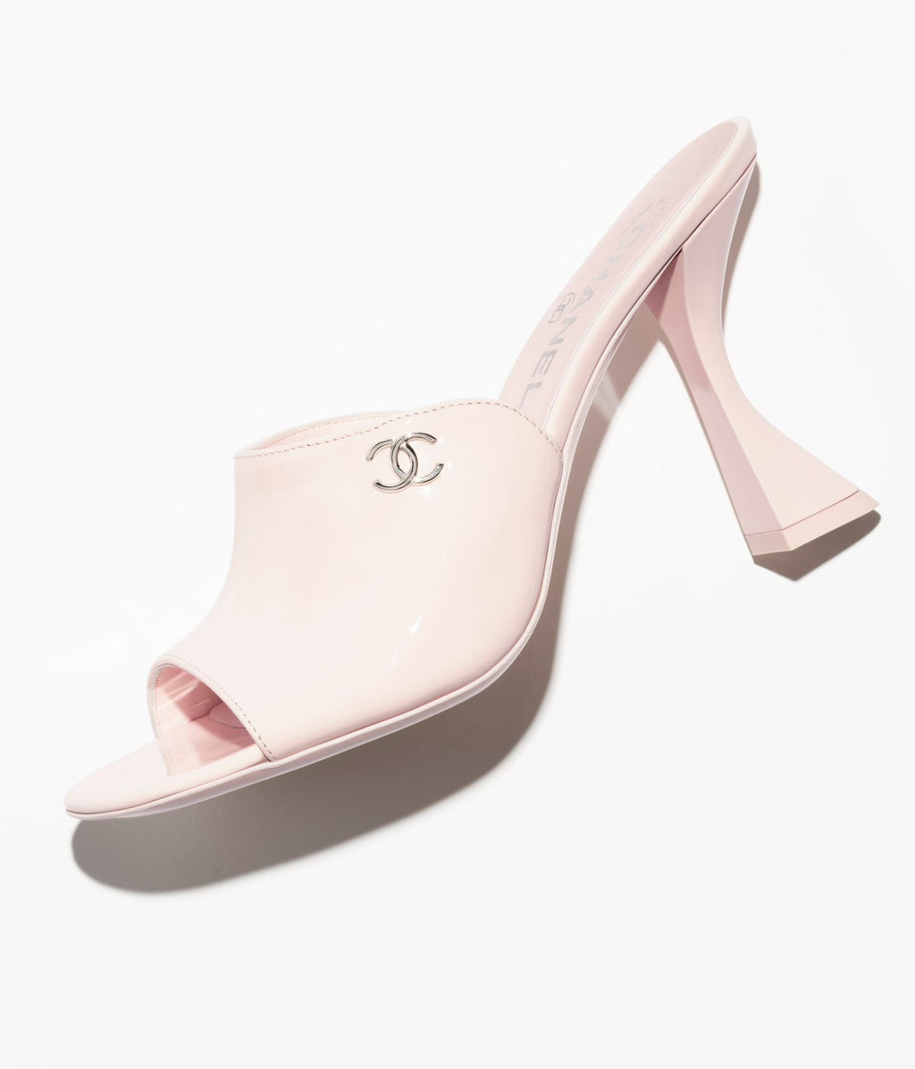 CHANEL PINK MULES